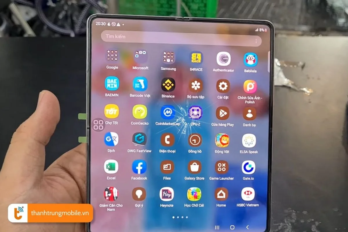 dau hieu can thay man hinh z fold 4 moi