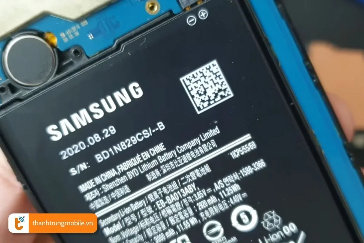 dau hieu can thay pin samsung a01 core moi