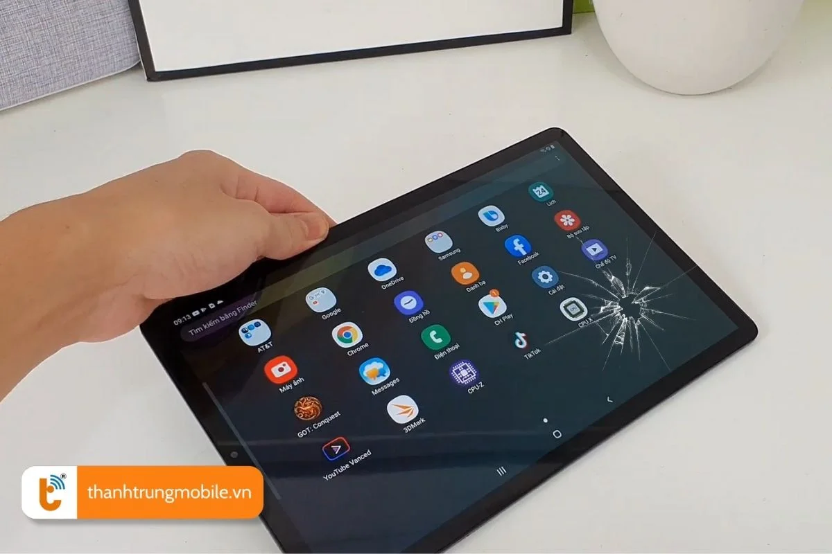 dau hieu can thay the man hinh samsung tab s5e