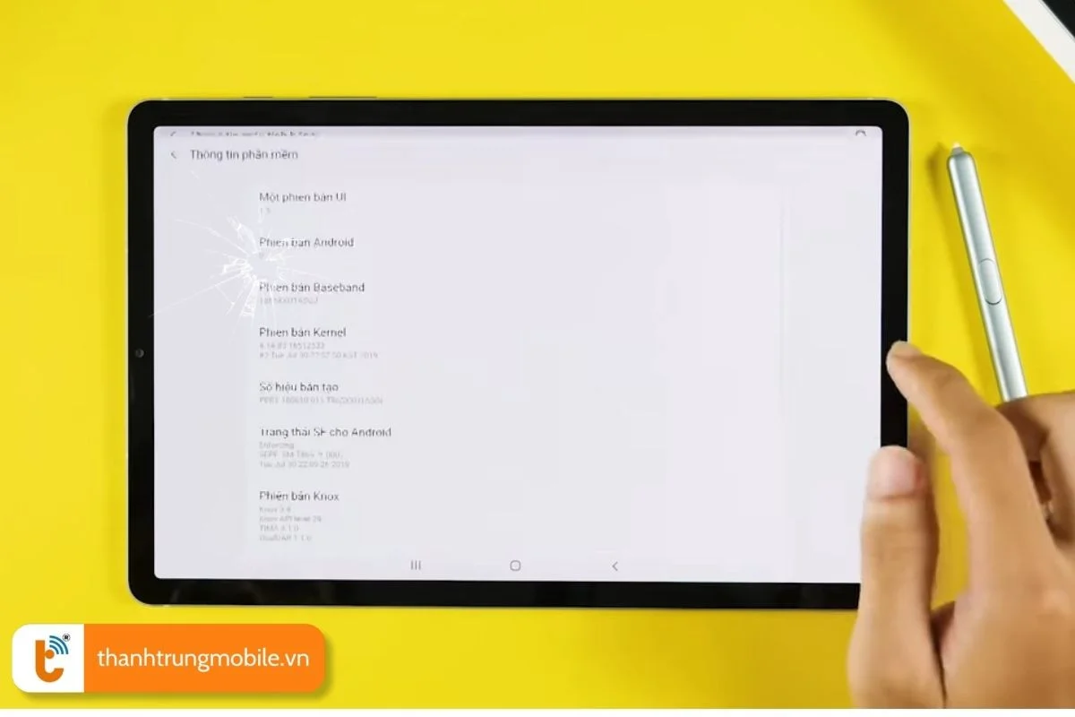 dau hieu can thay the mat kinh samsung galaxy tab s6