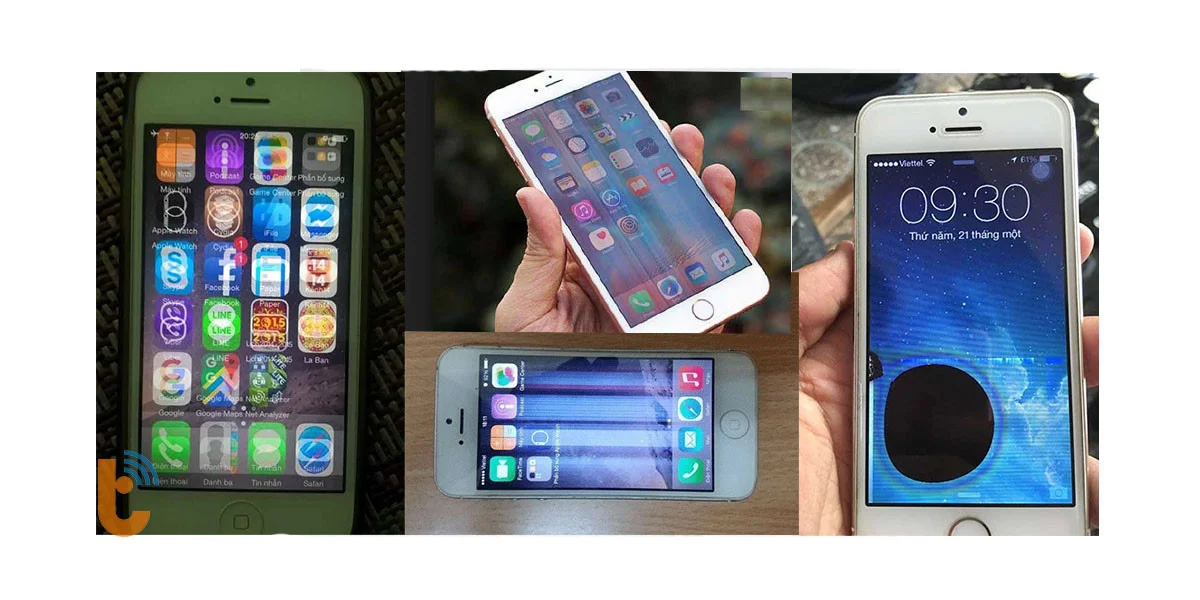 Những dấu hiệu lỗi màn hình iPhone bị lỗi