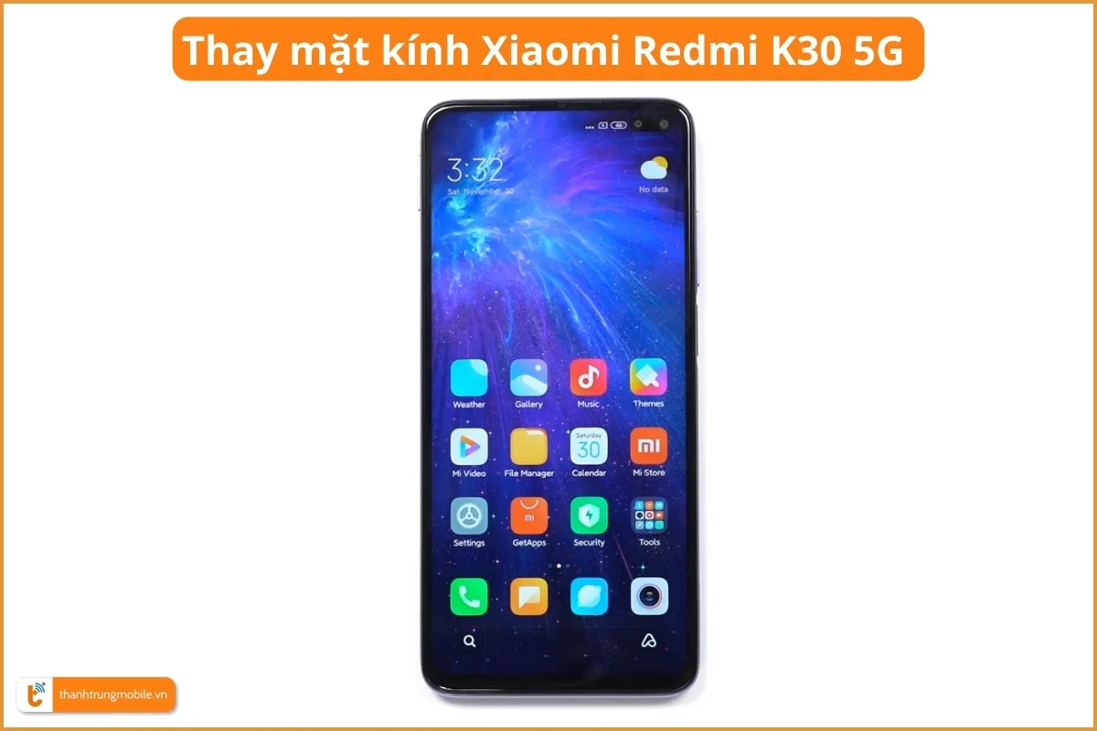 Ép kính Xiaomi Redmi K30 5G