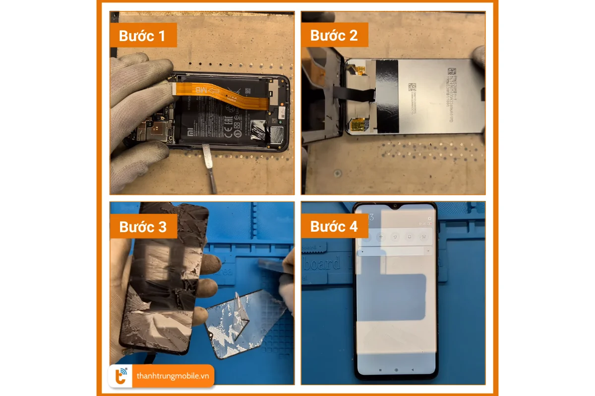 ép kính xiaomi redmi note 8 giá rẻ