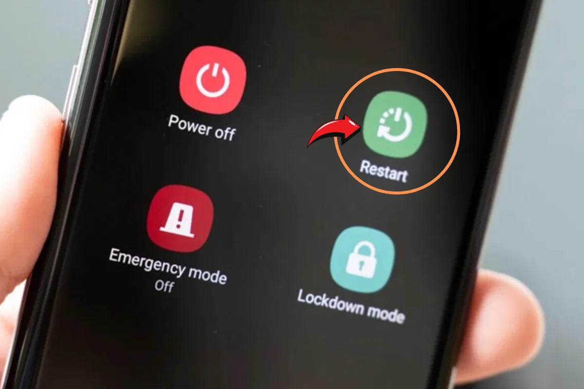 Khởi động lại máy oppo