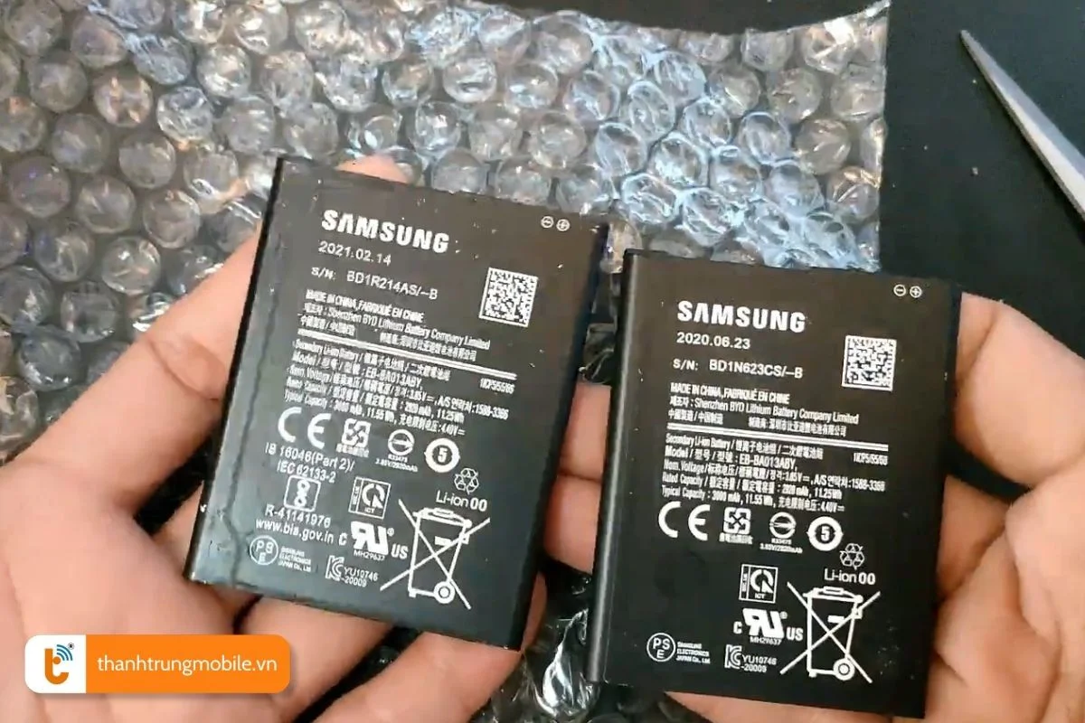 loai pin nao tot cho samsung a01 core