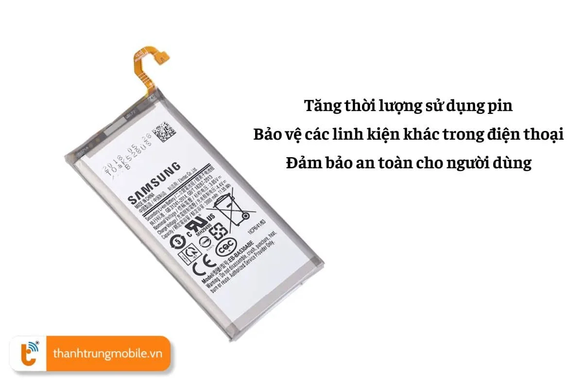 lợi ích của việc thay pin Samsung A8 2018