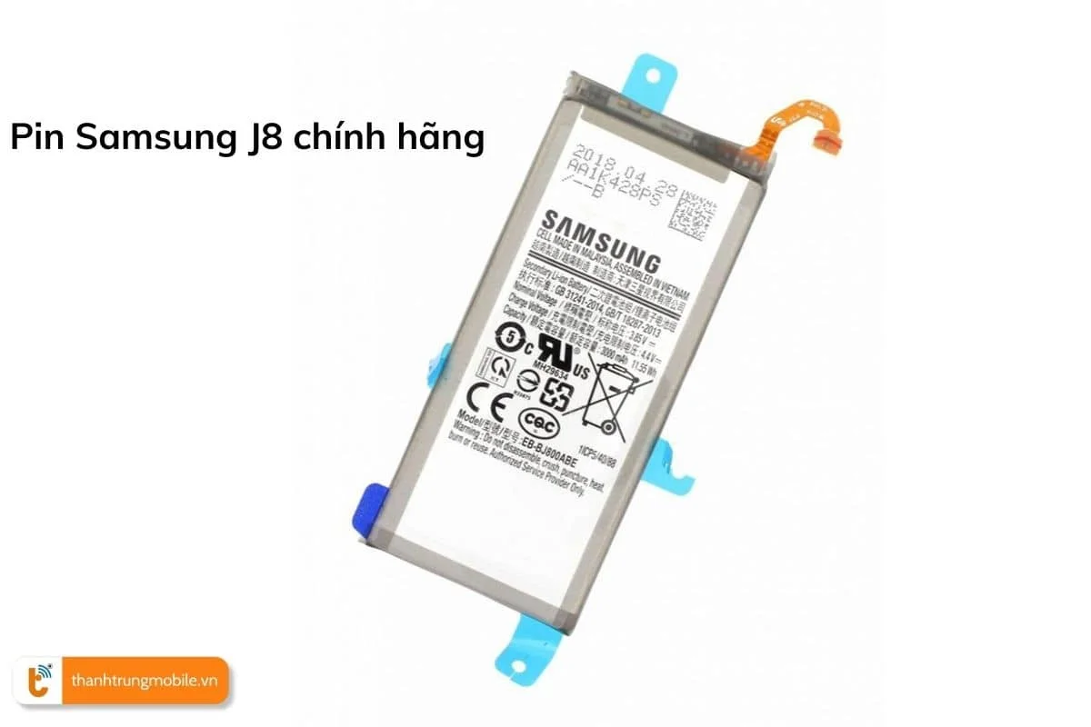 loi ich khi thay pin samsung j8 chinh hang