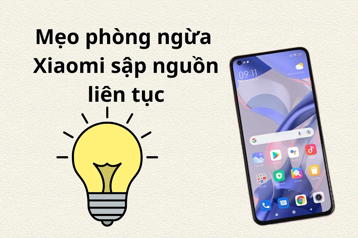 Mẹo phòng ngừa  Xiaomi sập nguồn liên tục