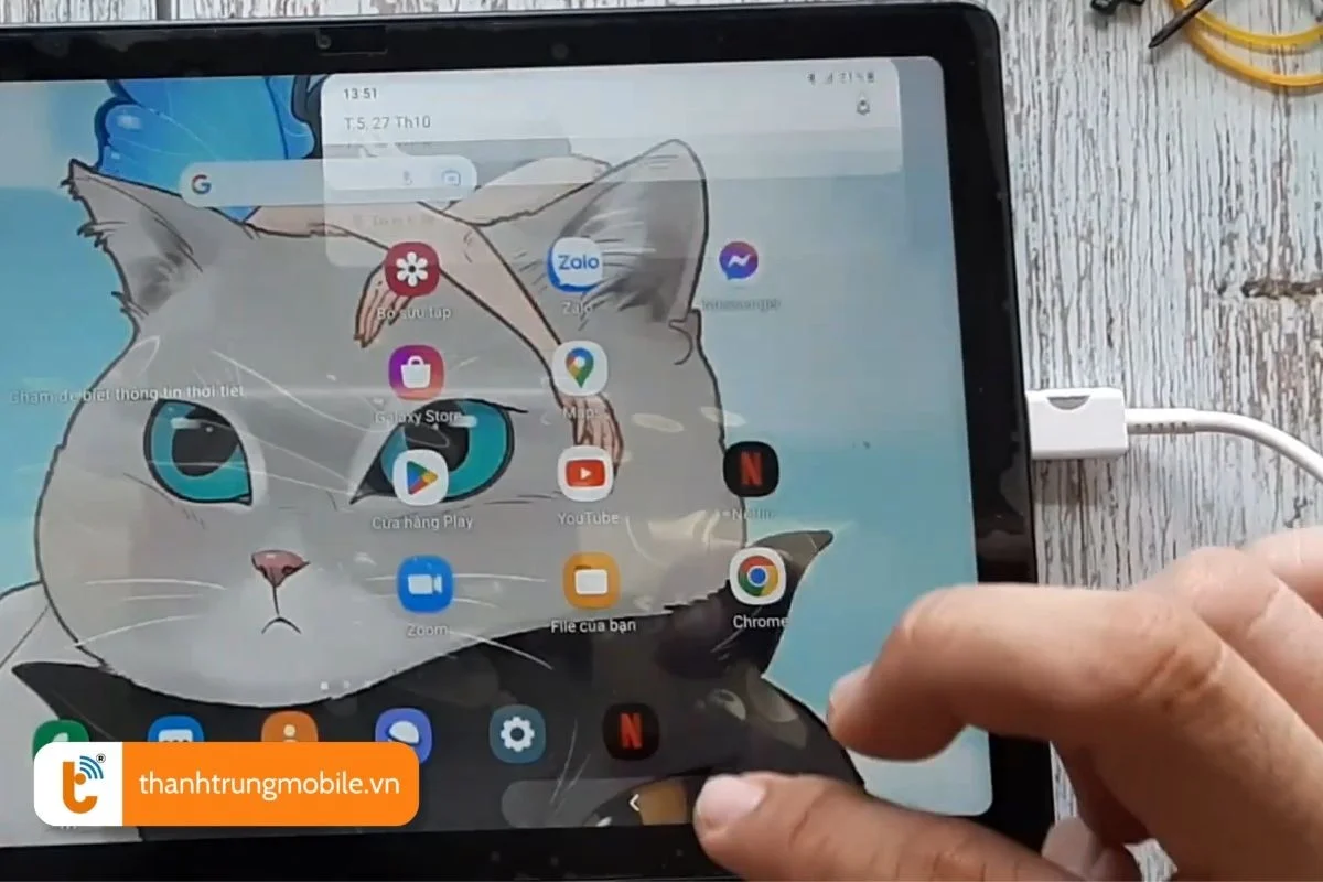 nguyen nhan cong sac samsung tab a7 bi hu hong