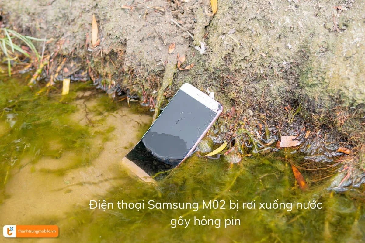 nguyen nhan dan den hong pin samsung m02