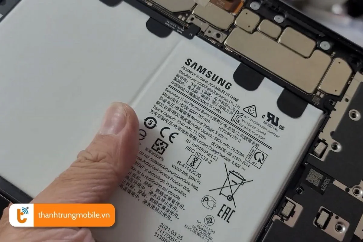 nguyen nhan khien pin samsung tab a7 bi hong