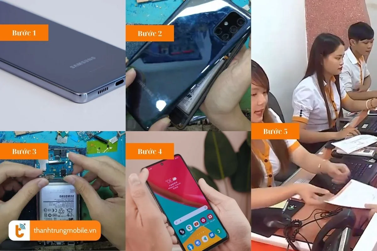 quy trinh thay chan sac samsung m53 chuyen nghiep