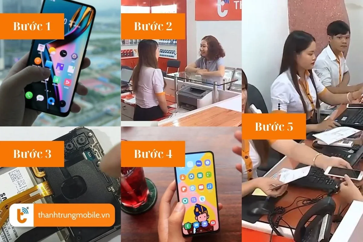 quy trinh thay man hinh samsung galaxy m40 chuyen nghiep