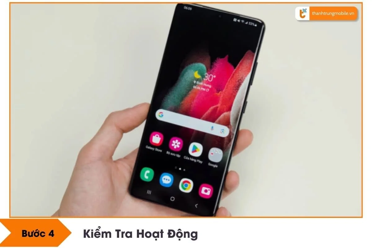 buoc 4 kiem tra hoat dong may 