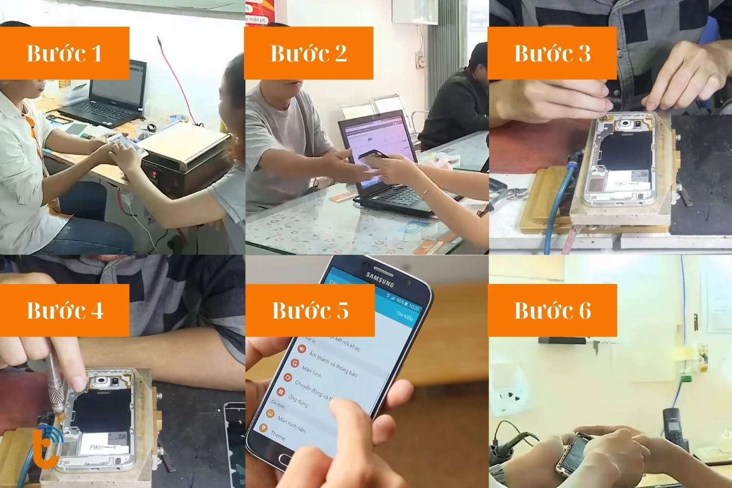 quy trinh thay the chan sac samsung s6 edge edge plus