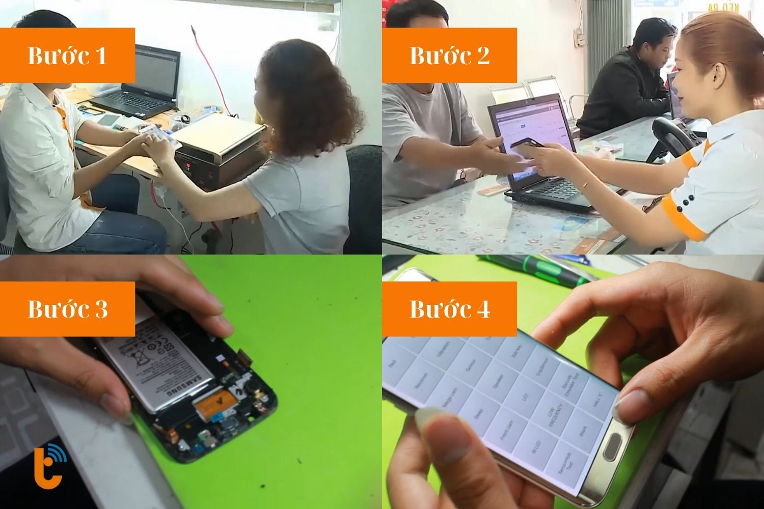 quy trinh thay the mat kinh cam ung samsung s6 edge chuyen nghiep