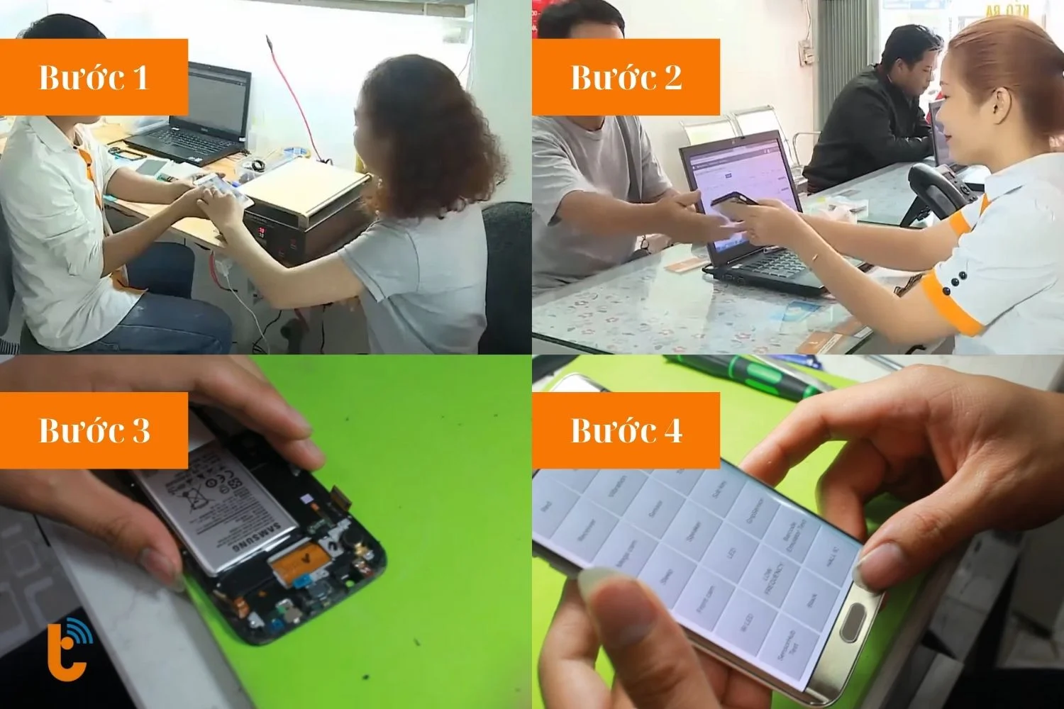 quy trinh thay the mat kinh cam ung samsung s6 edge chuyen nghiep