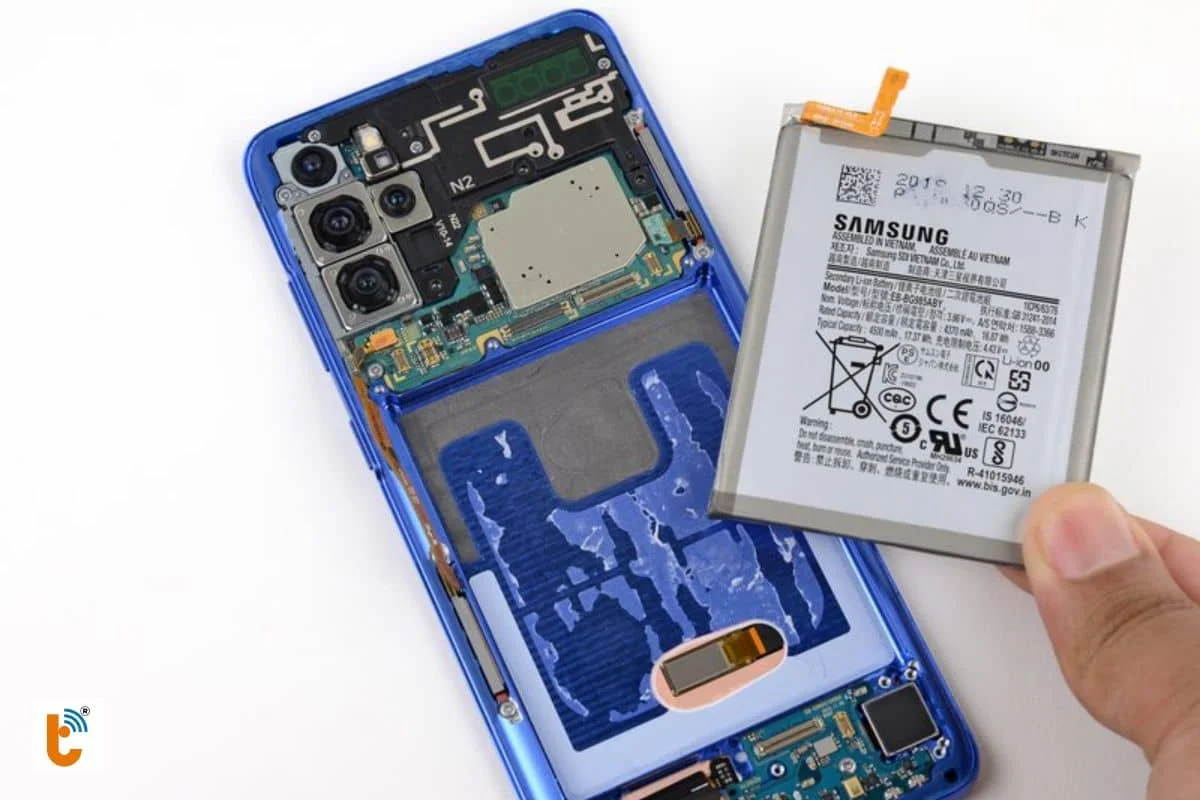 so sanh pin thay the voi pin chinh hang samsung s20 plus