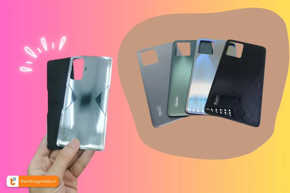 Sử dụng nắp lưng Redmi K50 chính hãng để đảm bảo tương thích thiết bị