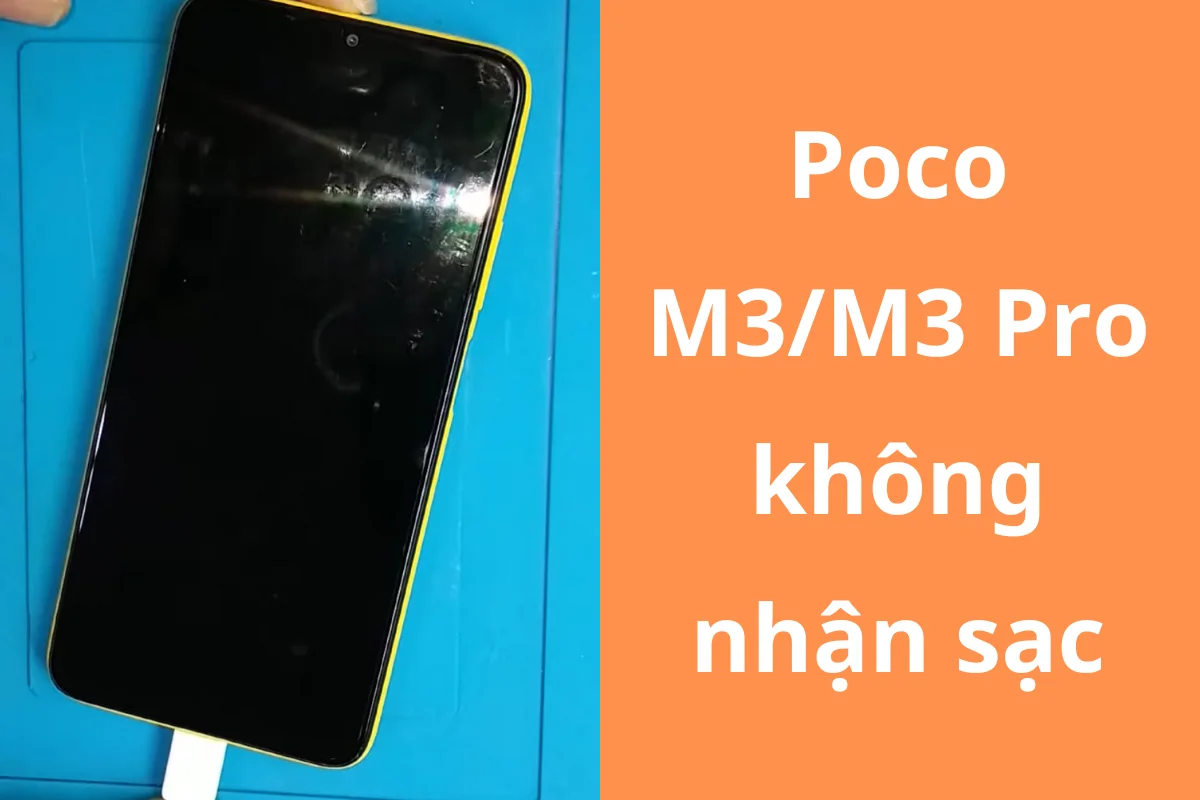 thay chân sạc poco m3