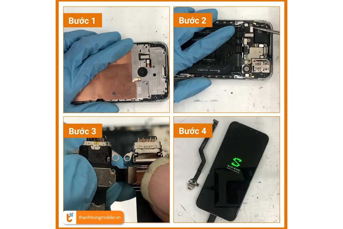 Thay chân sạc Black Shark 2