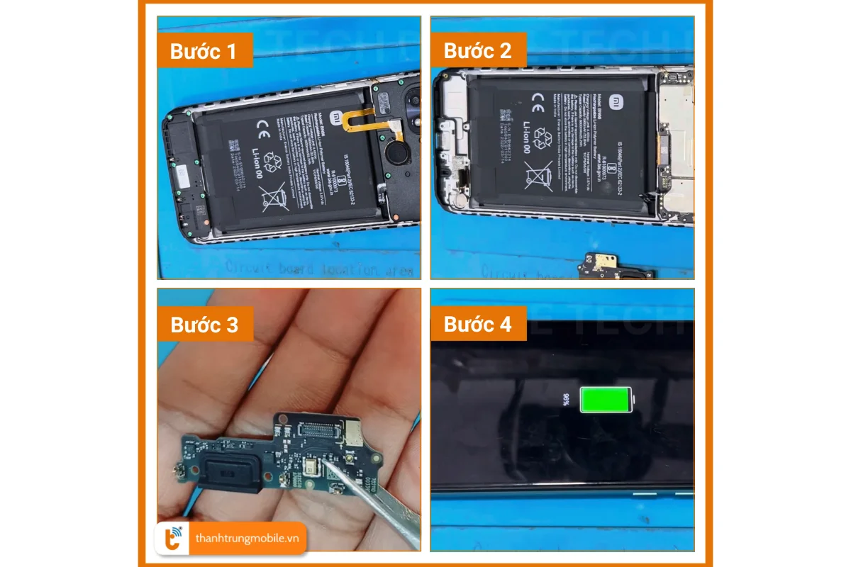 Thay chân sạc Xiaomi Redmi 10C giá rẻ