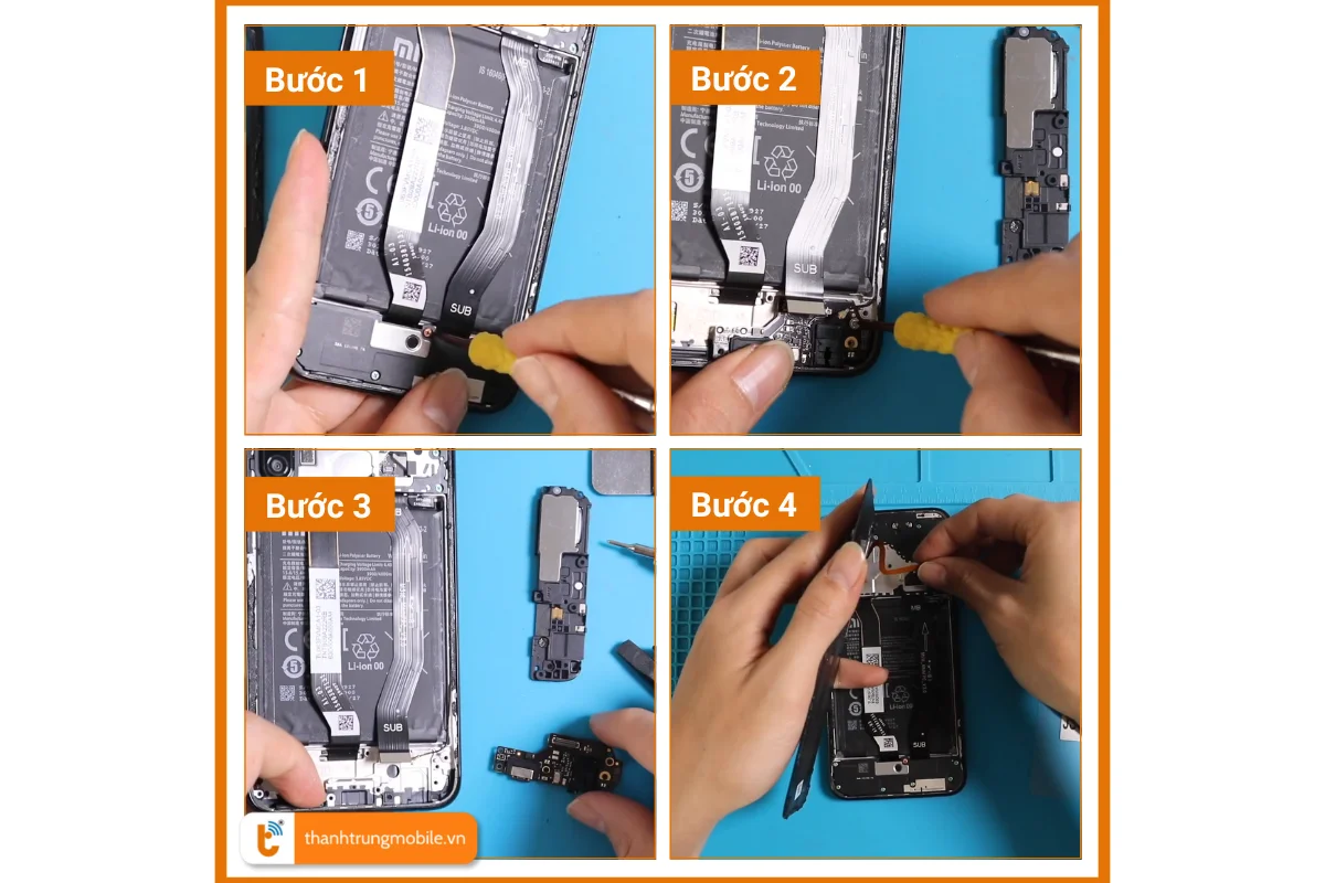 thay chân sạc xiaomi redmi note 8 giá rẻ