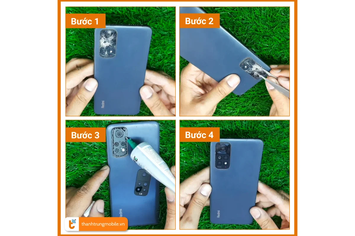 Thay kính camera Xiaomi Redmi Note 11 giá rẻ