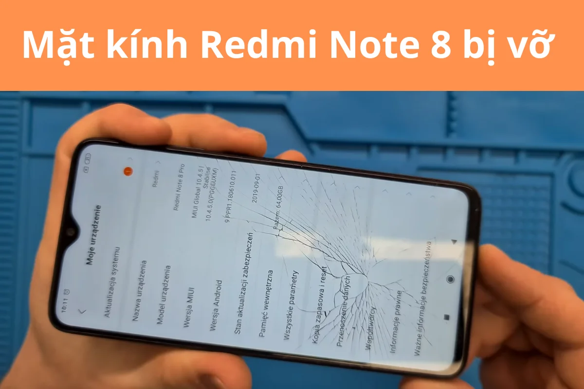 thay kính xiaomi redmi note 8 pro