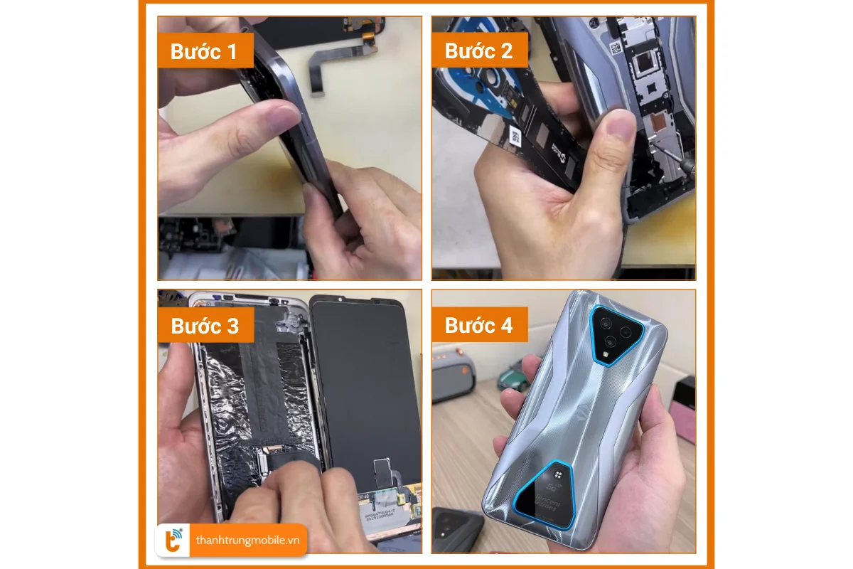 Thay mặt lưng Xiaomi Black Shark 3 giá rẻ