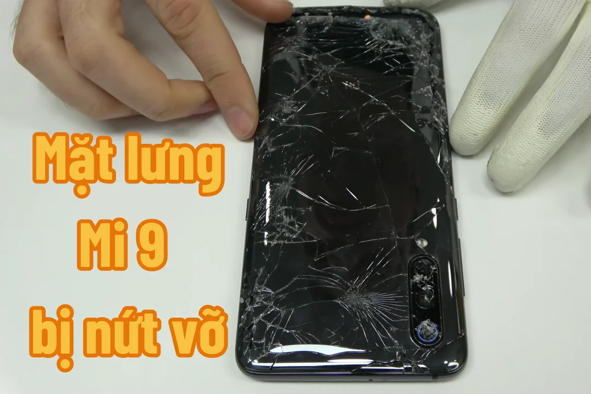 thay nắp lưng mi 9