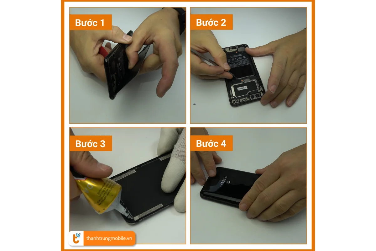 Thay nắp lưng Xiaomi Mi 6 giá rẻ