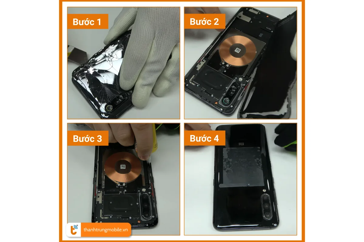 Thay nắp lưng Xiaomi Mi 9 giá rẻ