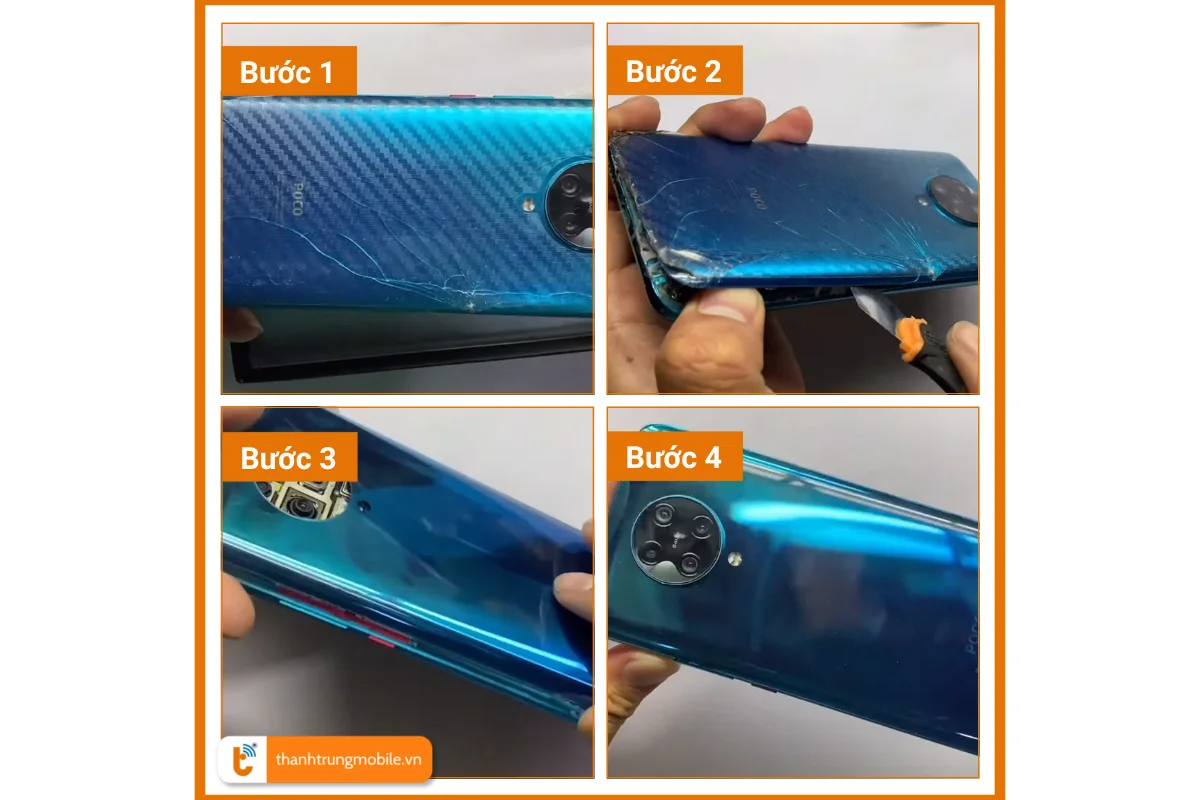 Thay nắp lưng Xiaomi Poco F2 giá rẻ