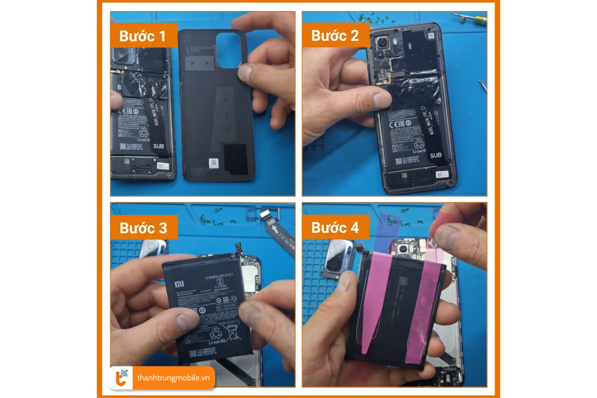 thay pin xiaomi redmi note 10 giá rẻ