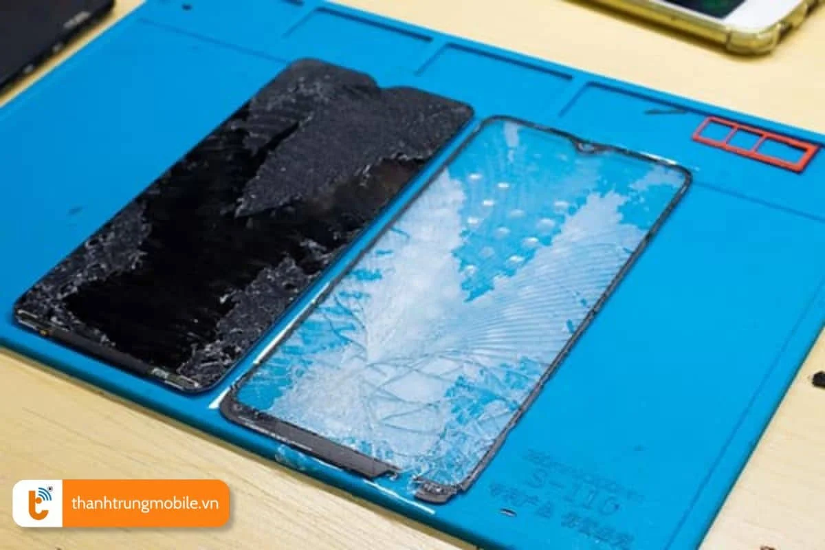 trường hợp cần thay màn hình, mặt kính Samsung A53