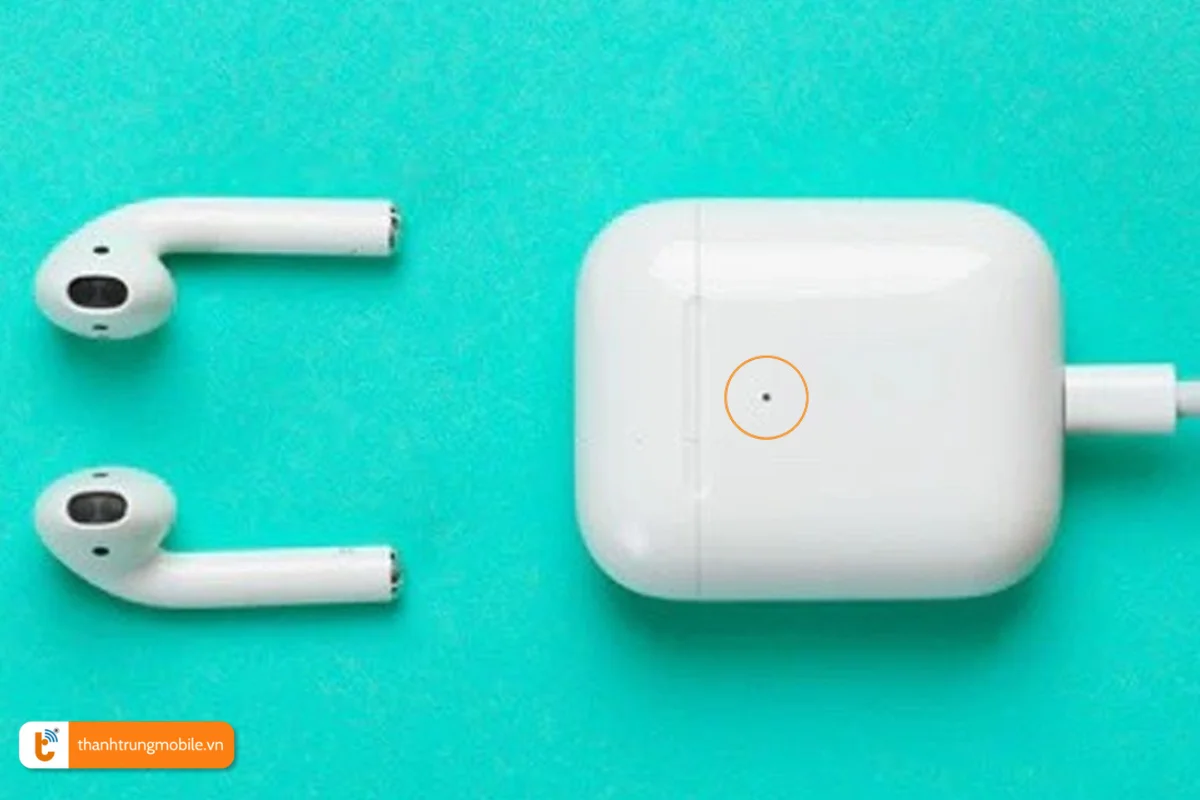 AirPods 2 ghim sạc nhưng không báo đèn