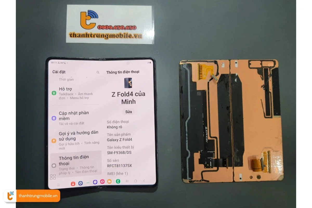 Lỗi màn hình trên điện thoại Samsung