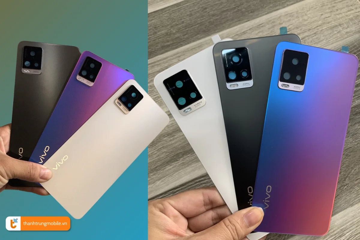 Các mẫu nắp lưng Vivo V20 được sử dụng hiện nay