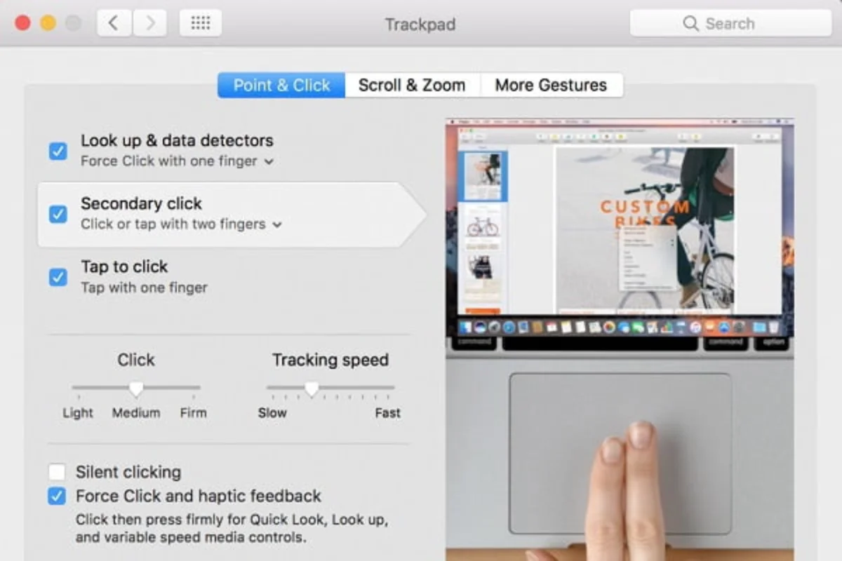thao tác Notification Center