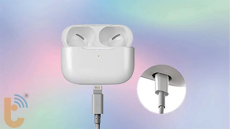 Sử dụng cáp sạc chính hãng để đảm bảo an toàn cho Airpods