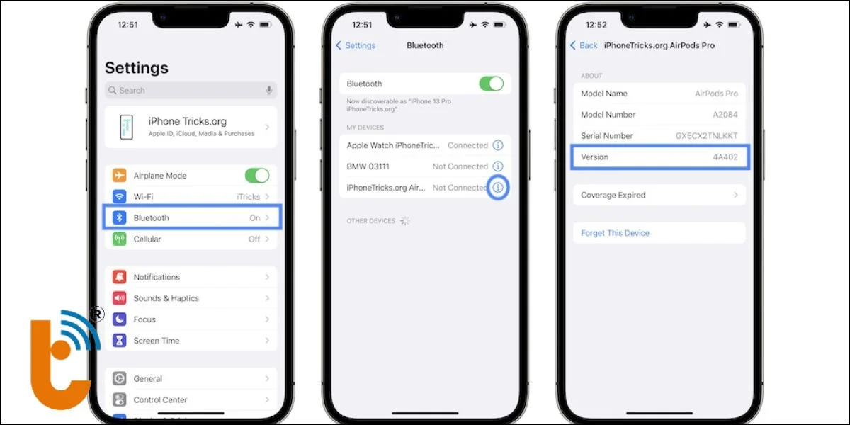 Cập nhật phần mềm AirPods Pro