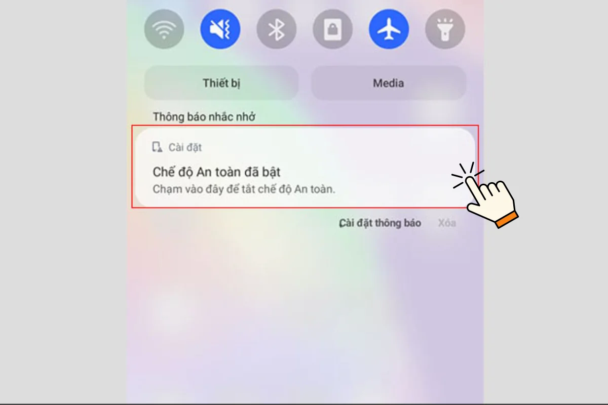 Vivo bị lỗi khởi động vào chế độ an toàn