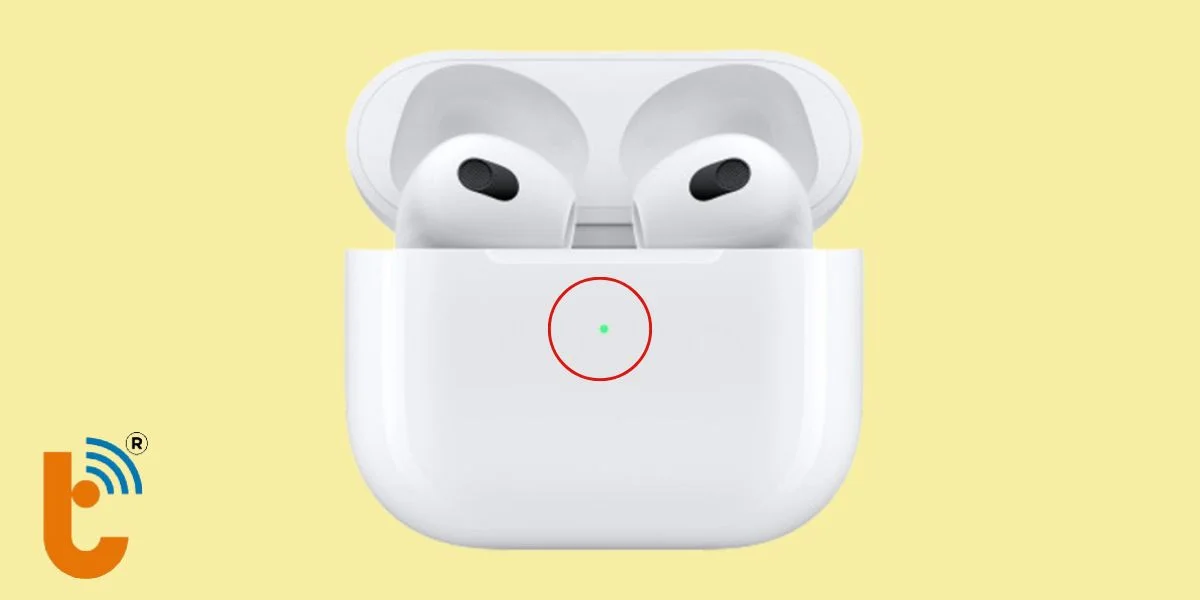 Đèn báo sạc trên AirPods 3