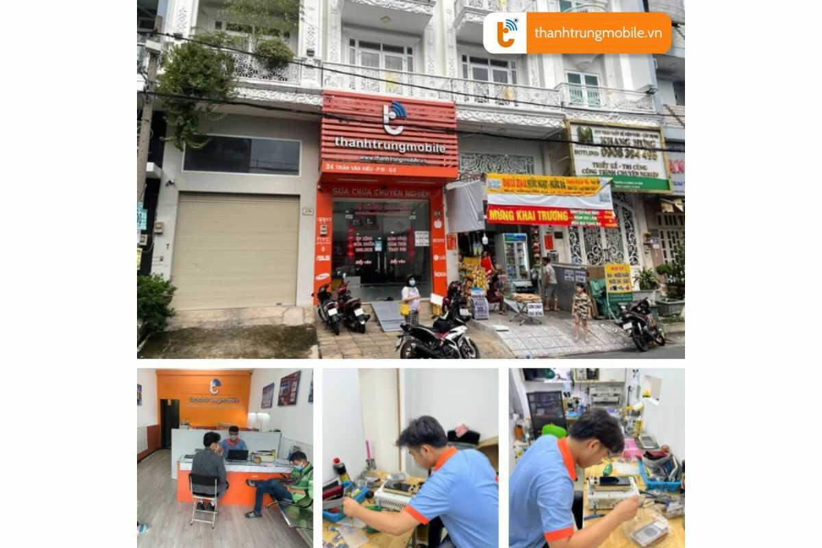 thay man hinh samsung a7 chinh hang tai thanh trung mobile