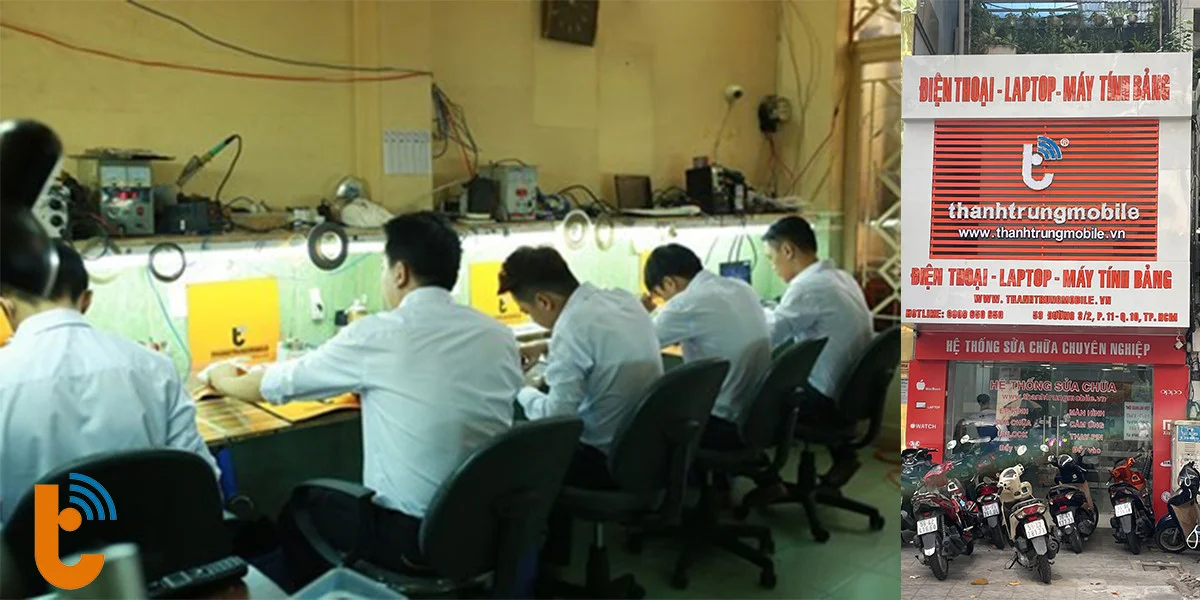 Đội ngũ kỹ thuật viên Thành Trung Mobile có kỹ thuật tốt