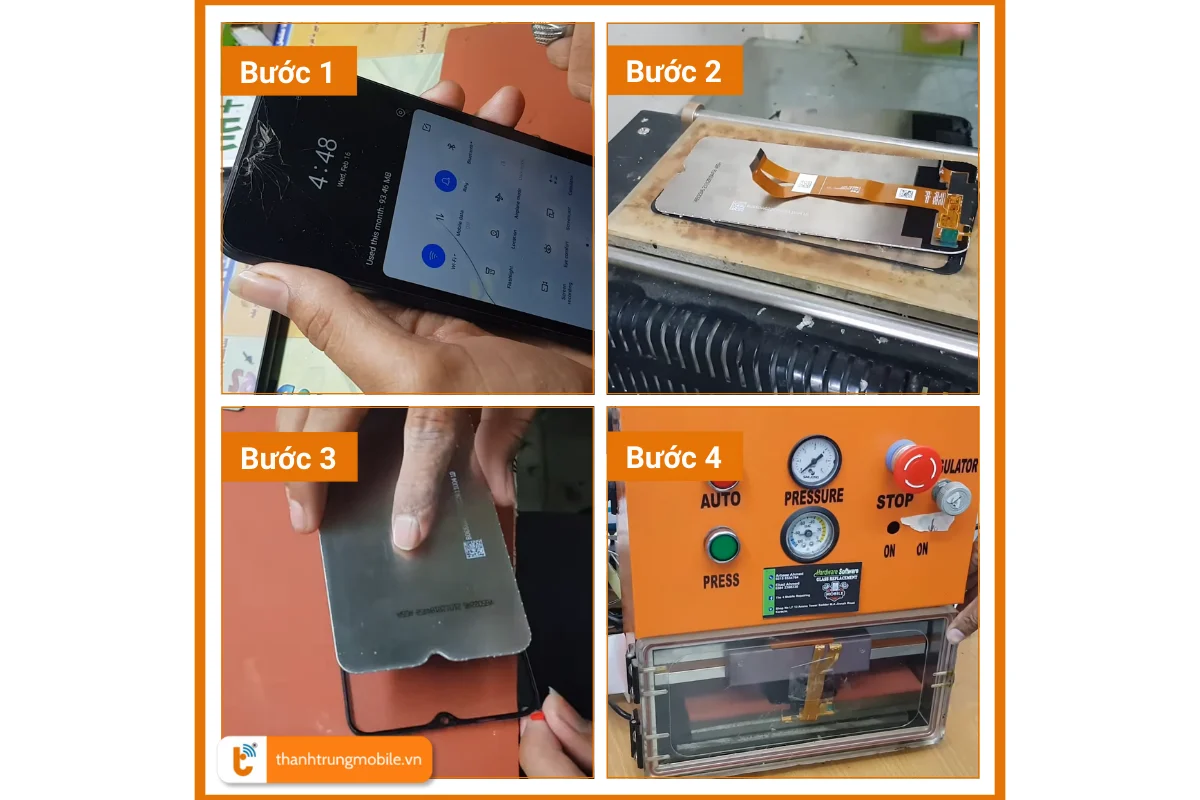 ép kính realme c21y giá rẻ