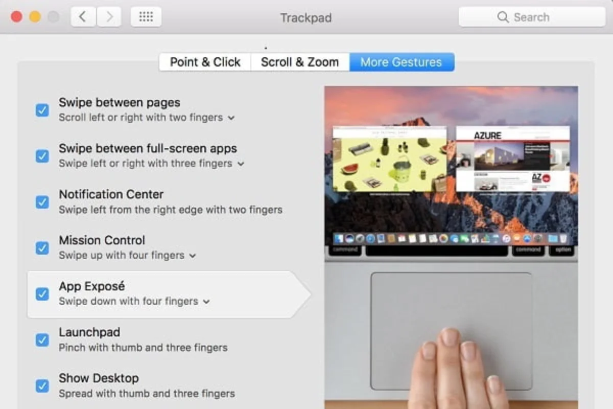 thao tác App Expose
