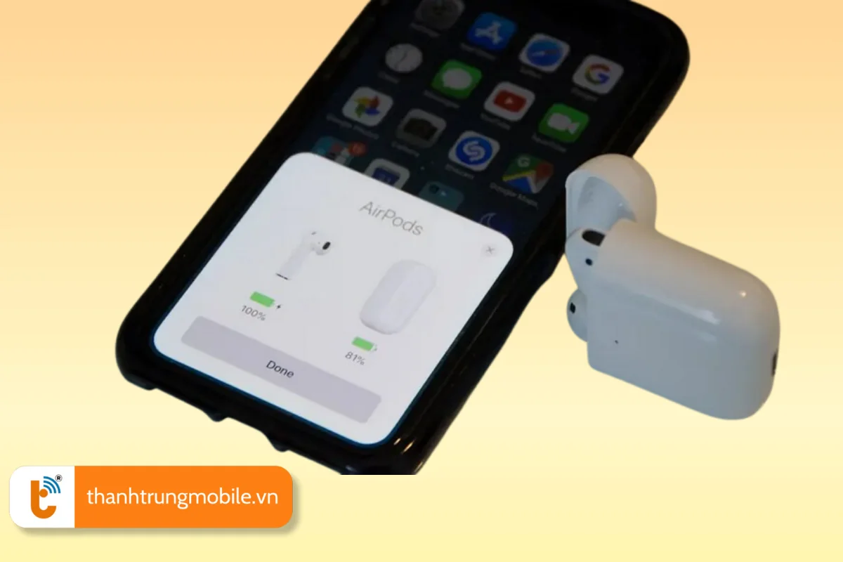 airpod hao pin nhanh