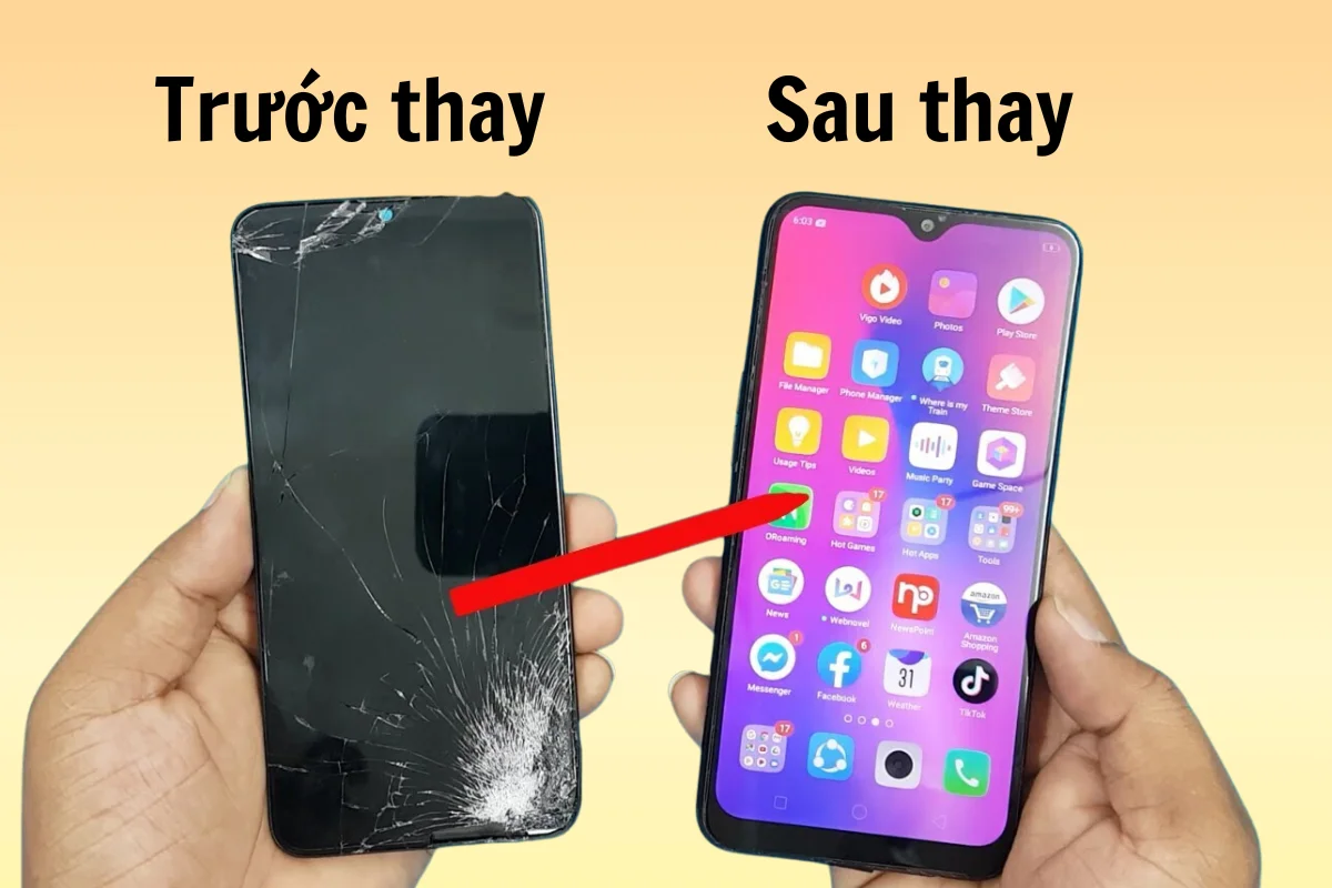 Màn hình OPPO bị liệt cảm ứng